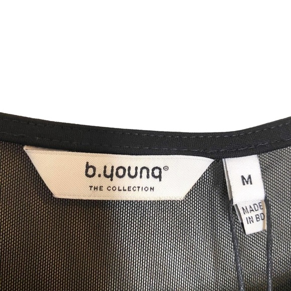 BYOUNG Silina Mesh Panel Long Sleeve Dress - Picture 5 of 8